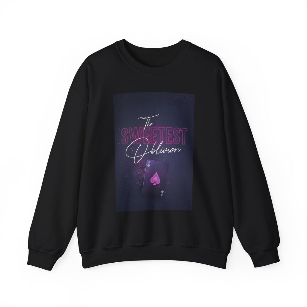 The Sweetest Oblivion Sweatshirt — Retro Neon Heart Graphic Crewneck