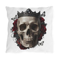 Haunting Adeline White Skull Pillow