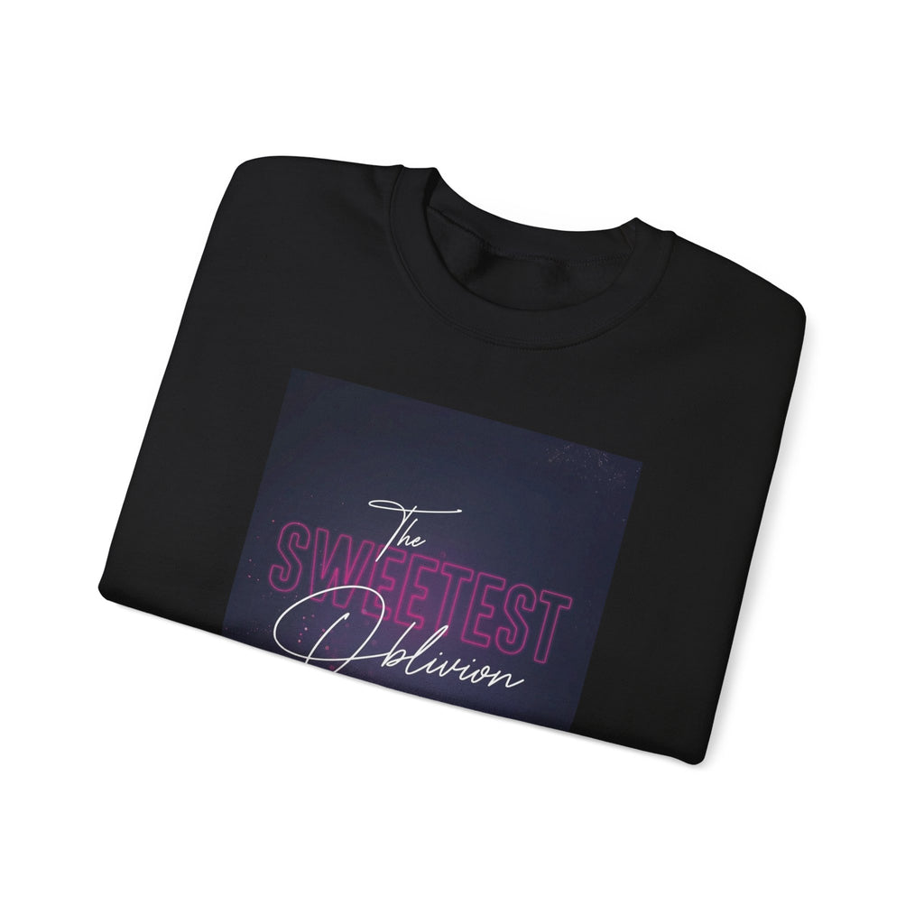 The Sweetest Oblivion Sweatshirt — Retro Neon Heart Graphic Crewneck